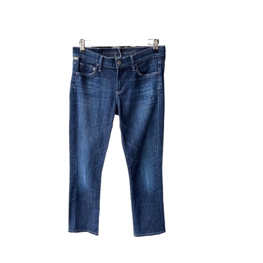 Citizens of Humanity Jeans Pants Denim Ava Low Rise Straight Leg Dark Wash Sz 27